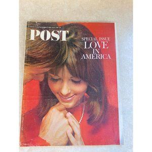 The Saturday Evening Post  Vintage December 1966 Love In America Issue